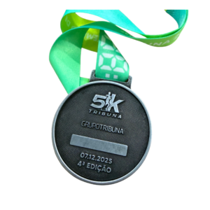 Medalha 5K Tribuna FM Dez/25 - frente