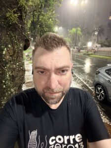 Chuva, vento forte e um treino de tiros que quase não aconteceu.